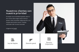 Impresionante Página De Destino Para Nuestros Clientes Son Nuestra Prioridad