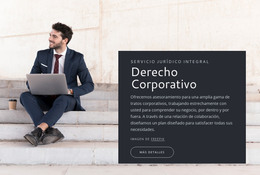 Derecho Corporativo: Plantilla De Página Web HTML