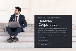 Derecho Corporativo - Mejor Plantilla Joomla