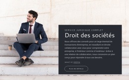 Droit Des Sociétés - Superbe Créateur De Site Web