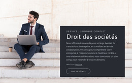 Droit Des Sociétés - Meilleur Modèle Joomla