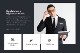 Egyéni Betűtípusok, Színek És Grafikák A Következőhöz: Ügyfeleink A Legfontosabbak