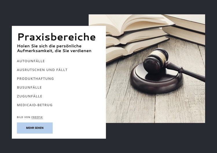 Preisgekrönte Anwaltskanzlei Website design