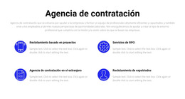 Servicios De Reclutamiento: Plantilla De Página Web HTML