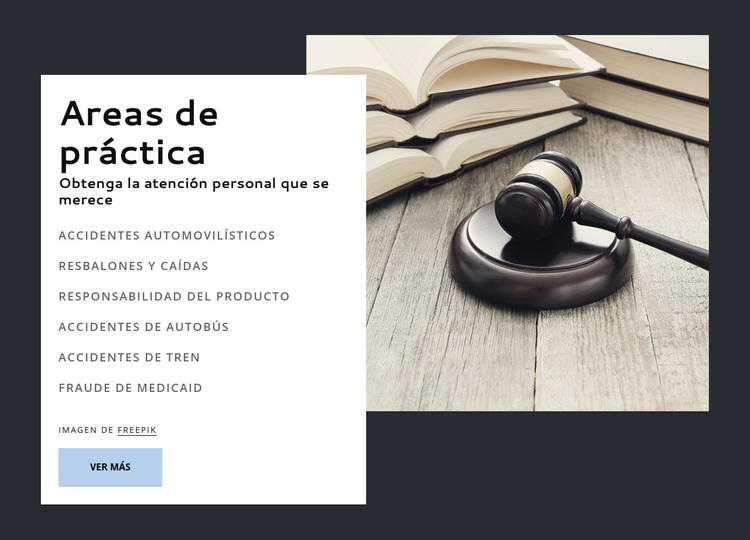 Bufete de abogados galardonado Tema de WordPress