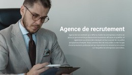 Créateur De Site Web Premium Pour Société De Recrutement