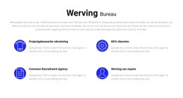 Wervingsdiensten - Sjablonen Website-Ontwerp
