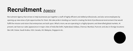 Recruitment Agency - Multi-Purpose One Page Template