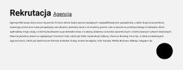 Szablon Strony Docelowej Agencja Rekrutacyjna