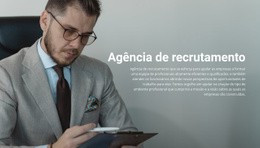 Companhia De Recrutamento - Modelo Premium