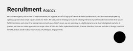 Exclusive Web Page Design For Recruitment Agency