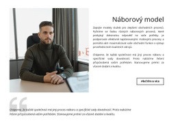 Náborový Model – Šablona Moderního Webu