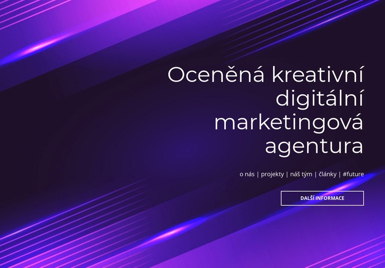 Oceněná digitální agentura Téma WordPress