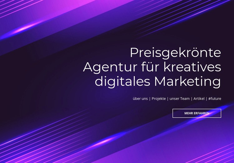 Preisgekrönte Digitalagentur Website Builder-Vorlagen