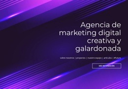 Agencia Digital Galardonada - Página De Destino Personalizada