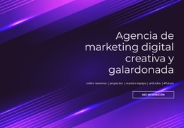 Plantilla De Sitio Para Agencia Digital Galardonada