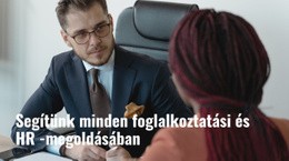Segítség Az Álláskeresésben - HTML Oldalsablon