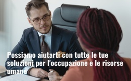 Assistenza Per L'Inserimento Lavorativo - Generatore Di Siti Web Multiuso Creativo