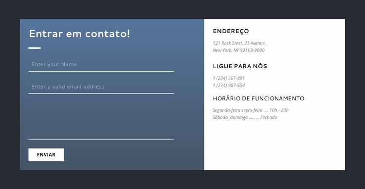 Se você precisar de aconselhamento jurídico, entre em contato conosco Maquete do site