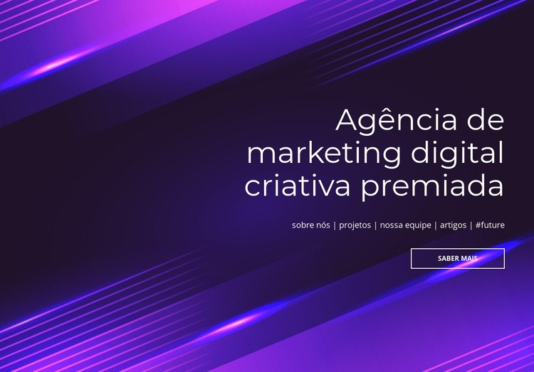 Agência digital premiada Template CSS