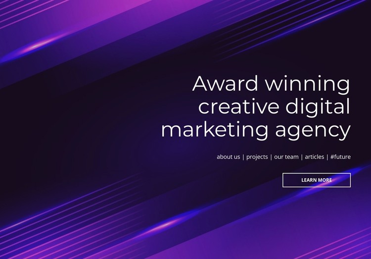 Award winning digital agency Static Site Generator