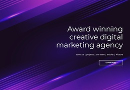 Award Winning Digital Agency Template