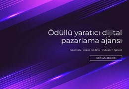Ödüllü Dijital Ajans Için Sayfa Oluşturucu