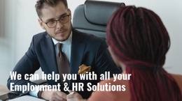 Job Placement Assistance - Homepage Design