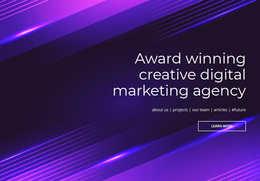 Ready To Use Site Design For Award Winning Digital Agency