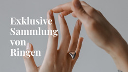 Exklusive Sammlung Von Ringen - Premium-Element-Vorlage