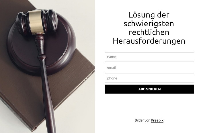 Lösung der schwierigsten rechtlichen Herausforderungen Website Builder-Vorlagen