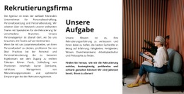 Erfolgreiche Beschäftigung - Wireframe-Modell