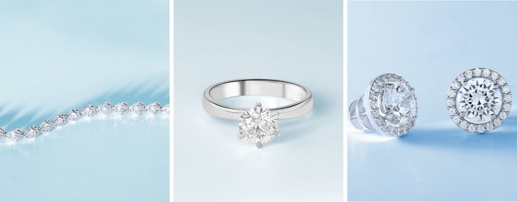 Diamantkollektion Website-Modell