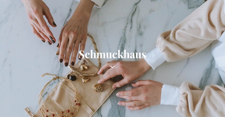 Schmuckhaus Website-Modell