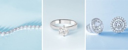 Collection De Diamants – Modèle De Site Web Gratuit