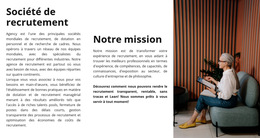 Emploi Réussi - Modèle De Page De Destination