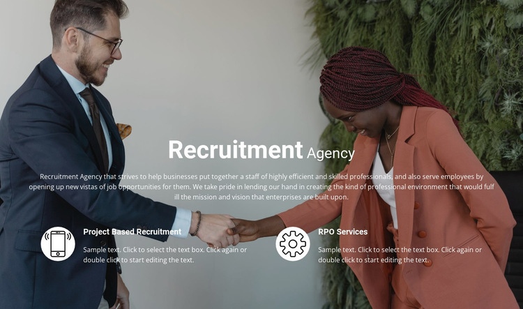Recruitment Homepage Design