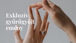 Elrendezési Funkciók A Következőhöz: Exkluzív Gyűrűgyűjtemény