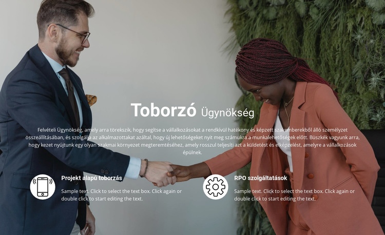 Toborzás WordPress Téma