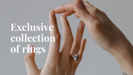 Exclusive Collection Of Rings - Best Free One Page