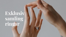 Exklusiv Samling Ringar HTML5 & CSS3-Mall