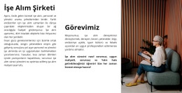 Başarılı Istihdam - Kişisel Web Sitesi Şablonu