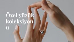 Özel Yüzük Koleksiyonu Için Çok Amaçlı WordPress Teması