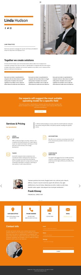 Profile CSS Templates | Nicepage