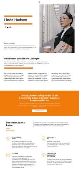 Anwaltsportfolio - HTML Page Creator