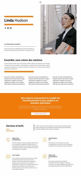 Portefeuille D'Avocat - Page De Destination À Conversion Élevée