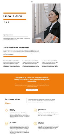 Portfolio Van Advocaat - HTML Page Creator