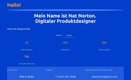 Leiter Des Designstudios E-Commerce-Website