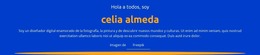 Diseño De Página HTML Para Perfil Y Portafolio Del Diseñador