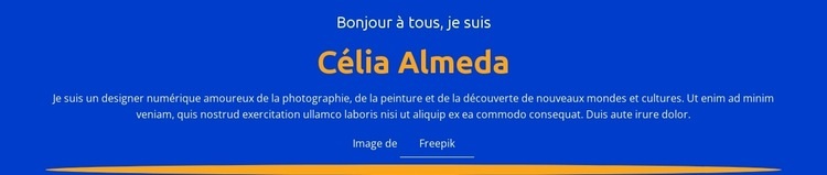 Profil et portfolio du designer Créateur de site Web HTML